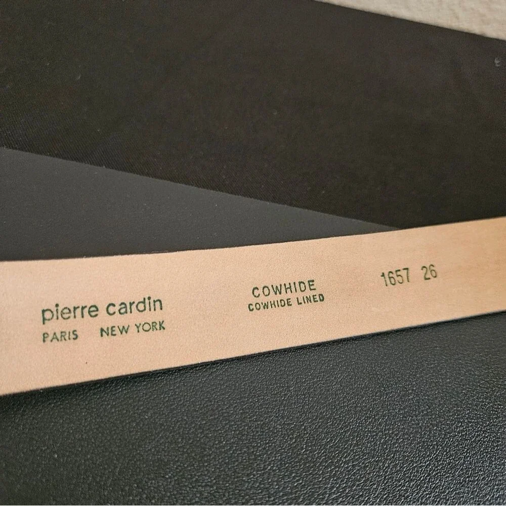 Pierre Cardin Brown Cowhide Leather Belt Size L  40